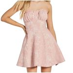 Windsor  NWT Strapless Mini ‎ Skater Dress Pink Corset Size XXS Party Photo 1