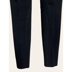 Theory Black Reedell Twill Side Zipper Skinny Moto Dress Pants Size 4 Photo 7
