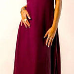 Bohme ✨Maroon Polka Dot Collared Maxi Dress✨ Photo 0