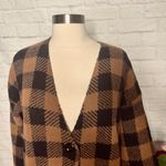 ASTR Buffalo Plaid Cardigan Photo 4