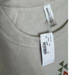 Bella Canvas  Womens Graphic Sweatshirt Long‎ Sleeve Bull Skull Beige L Christmas Photo 1