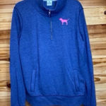 Victoria's Secret Victoria’s Secret PINK blue hot pink pullover sweater large Photo 0
