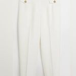 River Island  Women’s Cigarette White Trouser Size 10 Photo 2