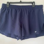 ASICS Navy Blue Athletic Shorts Lightweight Breathable XL Photo 0