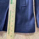 J.Crew  Preppy Wool Blend Navy Gold Buttons Double Breasted Military Peacoat 0 Photo 5