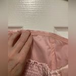 H&M Light Pink Satin Bandeau Strapless Mini Cocktail Dress Photo 7
