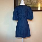 Frame  Nina dress, puff sleeves, denim, size S, like-new condition. Photo 2