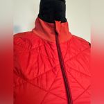 Athleta EUC Red and Black Insulated Flurry Primaloft Vest size small Photo 1