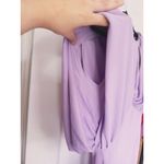 NWT Ronny Kobo Kelly Lavender Mini Dress Large Blouson Pastel Event Coquette Purple Photo 5