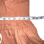 Free People Luna Sleeveless Pleated Corset Top MEDIUM in Iced Chai Photo 6