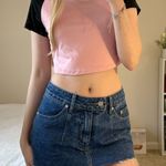 SheIn  Colorblock Baby Tee Photo 2