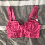 Victoria's Secret Lace Bustier Crop Top Photo 0