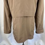 Studio Works Studio‎ Works Womens Hooded Rain Coat Jacket Lightweight Brown Medium Photo 4