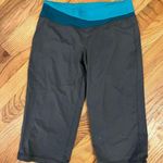 Patagonia pliant knickers grey gray teal small crop athletic Photo 2