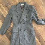 Givenchy  Couture Paris Grey Double Breasted Hourglass Wool Blazer Jacket Size S Photo 4