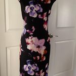 NWOT Cap Sleeve Floral Scuba Dress Multi Size 8 Photo 1