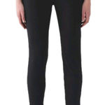 Lululemon Black On the Fly Pant 28" Inseam Pull-On Elastic Waist Women's 2 Photo 0