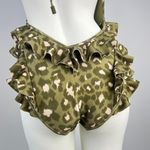 Zimmermann $485 NWT  Ruffled Green Leopard Swimsuit One Piece Size 1 Photo 6