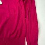 Foxcroft  Pink 1/4 Zip Sweater Size XXL NWT Berry Color Women’s Photo 4