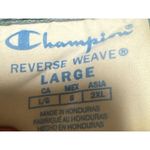 Champion Y2K  Reverse Weave Sweatshirt Teal Aqua Blue  Essential Retro Large Photo 3