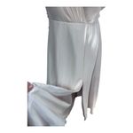 Azazie Rylee Rose Petal Bridesmaid Dress Back Cutout Pleated Bodice Custom Size Photo 7