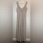 Show Me Your Mumu Jenn Maxi Dress in Cream Show Me the Ring Crisp Size L Photo 6