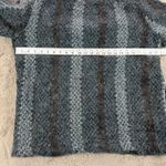 Vintage Jon Woods New York Blue Textured Knit Sweater Jacket Open Front L/XL Size L Photo 4