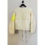Free People Outta Left Field Jacket in Neon Green Size Small Photo 7