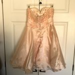 Bee Darlin Peach / Blush Rhinestone Cocktail Dress Size M Pink Size M Photo 2