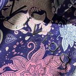 Vivida Blue and Cream Fluid Swim Coverup Or robe poncho hoodie:Box B Size undefined Photo 8