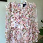 Needle & Thread NWT  stunning meadow floral ruffle ballerina dress Photo 2