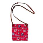 Dooney & Bourke Washington Nationals MLB Red Nylon Crossbody Bag Purse Photo 1