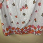 Free People Vintage Mini Dress Floral Sleeveless Tube Top Ruched Boho Indie S Photo 3