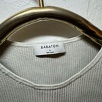 Aritzia  BABATON SCULPT KNIT MUSCLE TANK CROP TOP WHITE SMALL RIBBED EUC Photo 1