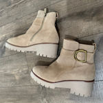 Blondo  Dagger Waterproof Suede Leather‎ Lug Sole Buckle Ankle Boots 10M School Photo 1
