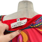 Trina Turk Felana Shift Dress Floral Paisley Print Multicolor Red Size 4 Photo 8