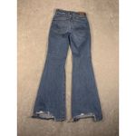 American Eagle curvy super high rise flare distressed size 2 Photo 5