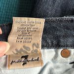 7 For All Mankind Bootcut Dark Denim Jeans 26 Hemmed Blue Gray Ivory Embroidered Photo 11