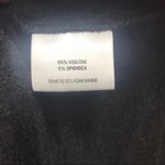 Eileen Fisher Charcoal Grey Stretch Jersey Knit Casual Babydoll Dress Size Small Photo 6