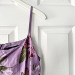 Mercer & Madison Vintage Purple Silk Jacquard Hand Painted Body Con Sheath Dress Size 12 Photo 4