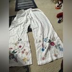 Johnny Was  Martine High Slit Palazzo Pant size XL Photo 9