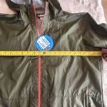 Columbia  Sportswear Womens Size Medium XL Jacket Hooded Green Nylon Lightweight‎ Photo 5