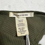 Caution to the Wind V-Neck Sleeveless Ribbed Tank Top Size Small Boho Casual Photo 3