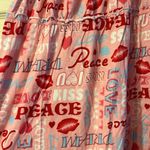 Peace Love Print Lingerie Nightgown Junior’s Medium Photo 2