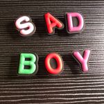 Sad Boy Themed Croc Charms *Bundle 3 Save 20%* Red Photo 1
