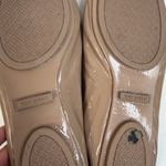 Tory Burch Sz 11 Minnie Travel Patent Leather Ballet Flats Women’s Beige Nude Photo 13
