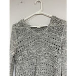 Cloud Chaser Woman’s Medium Long Sleeve Hooded Sweater Gray Photo 1