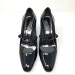 Joan & David black patent/leather Mary Jane shoes, size 8.5 Photo 4