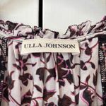 Ulla Johnson Asis Dress Midi Patchwork Size 8 in Fuchsia Photo 12