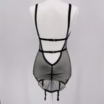 Victoria's Secret Victoria’s Secret Padded Babydoll Nightie Sexy Lingerie With Garters 32DD Photo 4